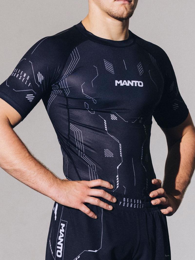 MANTO SHIELD RASHGUARD-BLACK